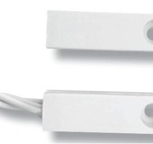 Contatto Magnetico in Plastica Marrone con Filo
